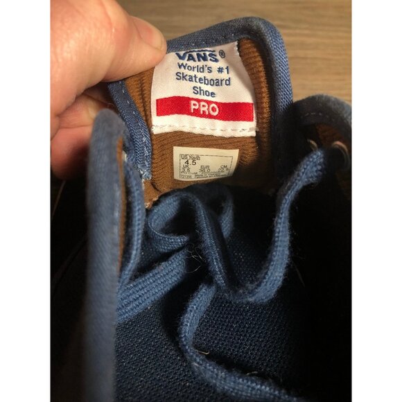 Vans Chima Ferguson Pro Sydney Blue Suede Canvas Youth 4.5 Womens 6 - Picture 5 of 7